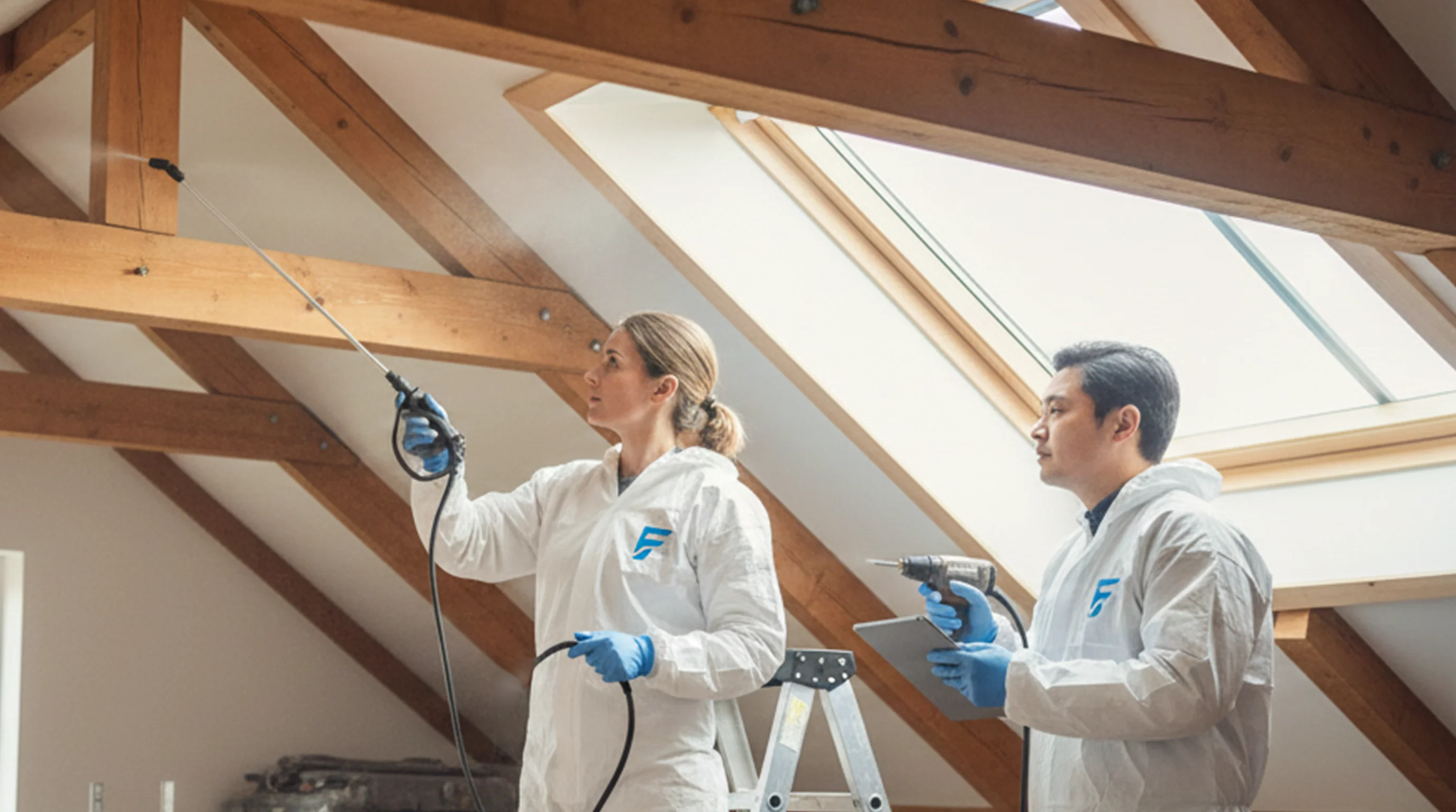 Traitement des bois (poutres, charpentes) - Mobile